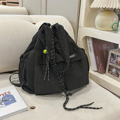 👜Large-Capacity Drawstring Convertible Tote Backpack