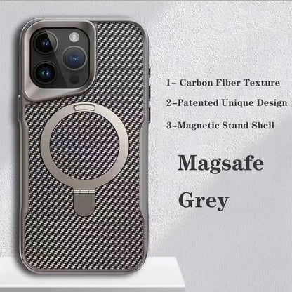 Fiber Textured Backplate Magsafe Magnetic Case