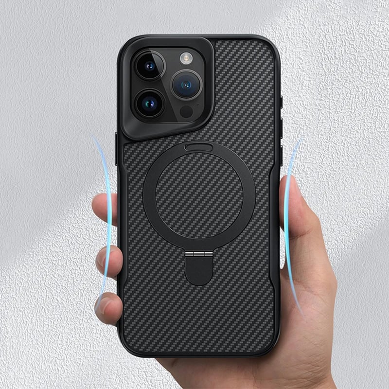 Fiber Textured Backplate Magsafe Magnetic Case