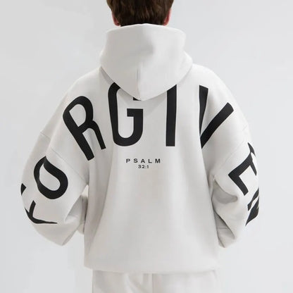 💞Loose-Fit Christian Faith-Themed Hoodie