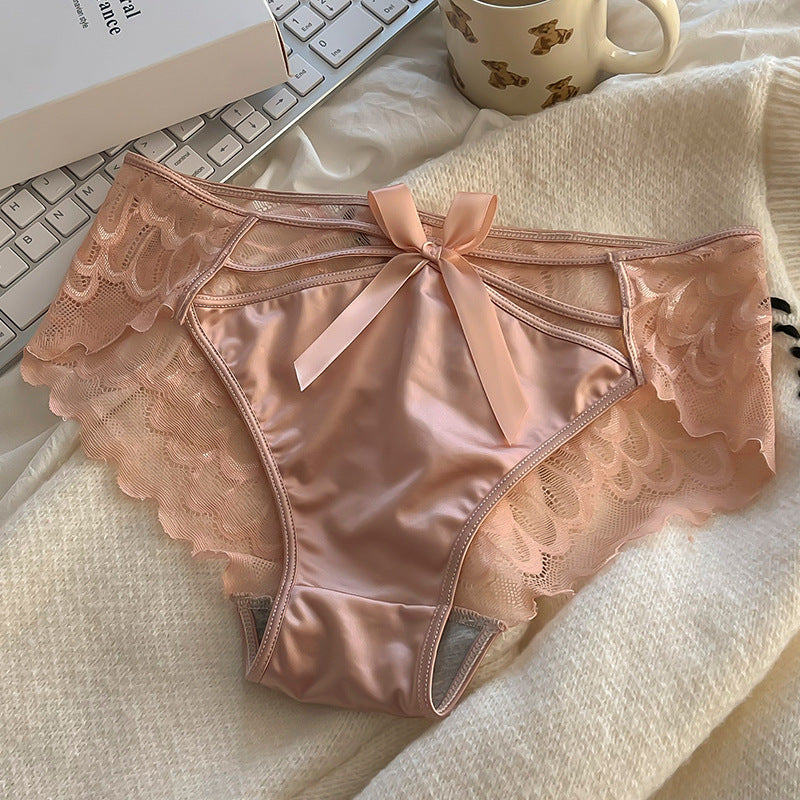 💥Buy 1 Get 2 Free - Sexy Satin Transparent Hollow Lace Panties