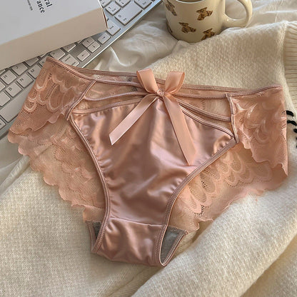 💥Buy 1 Get 2 Free - Sexy Satin Transparent Hollow Lace Panties