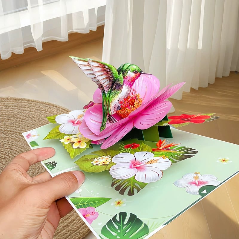 🦋Vibrant 3D  Butterfly & Daisy Pop-Up Greeting Card