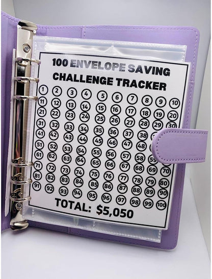 💵52% OFF💵100 envelope cash stuffing savings challenge binder📖