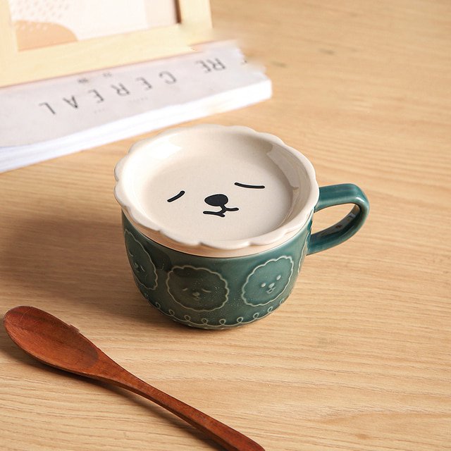 Animal Saucer Mug