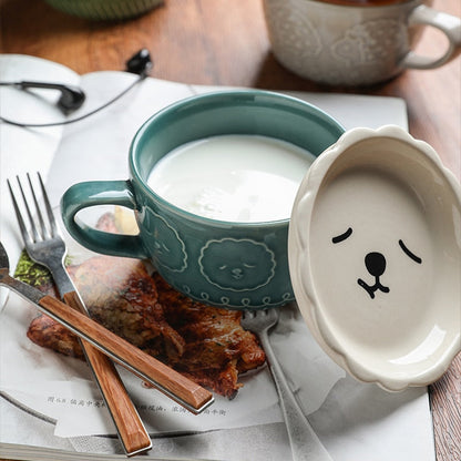 Animal Saucer Mug