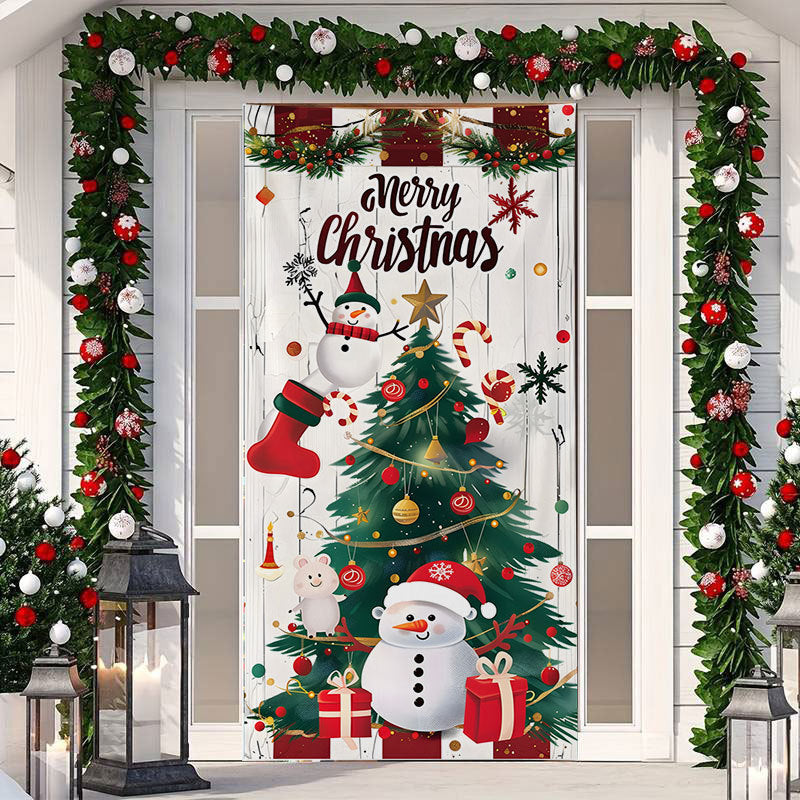 New Christmas Door Sticker