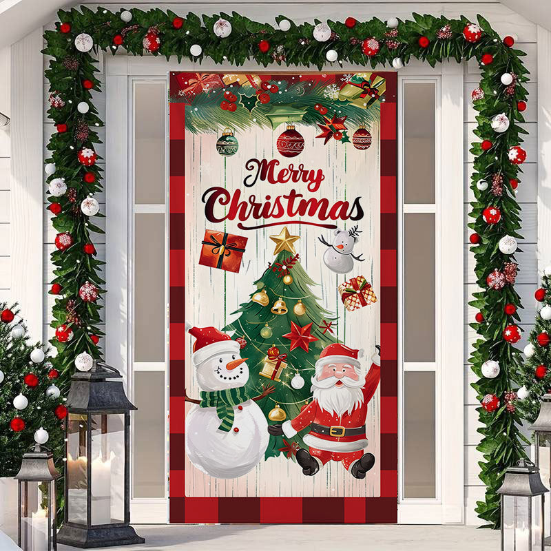 New Christmas Door Sticker