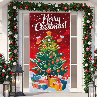 New Christmas Door Sticker