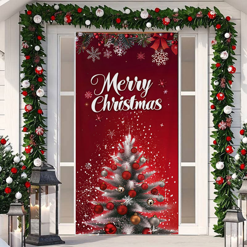 New Christmas Door Sticker