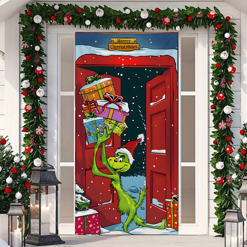 New Christmas Door Sticker