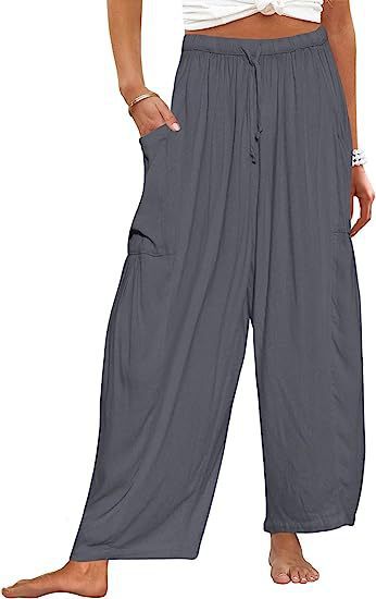 👖Women's Linen Casual Wide Leg Pants