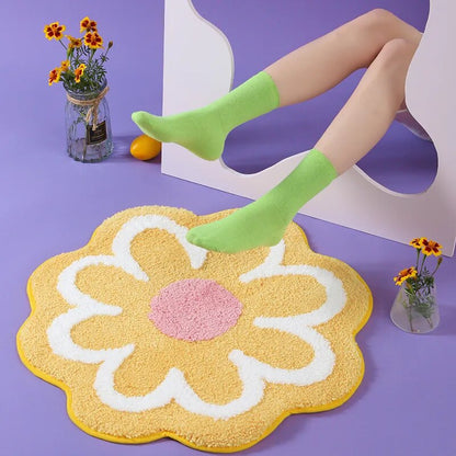 Modern Flower Rug