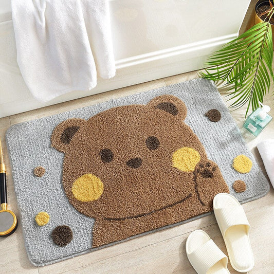 Bear-y Cute Bathroom Mat