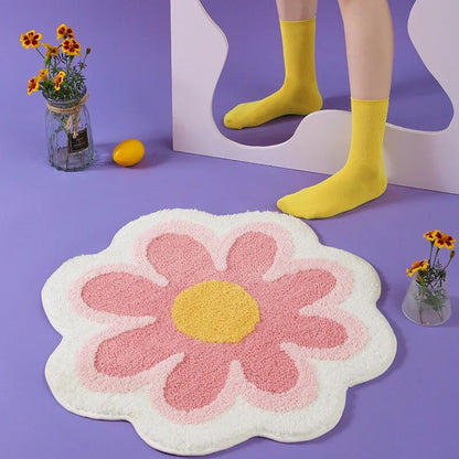 Modern Flower Rug