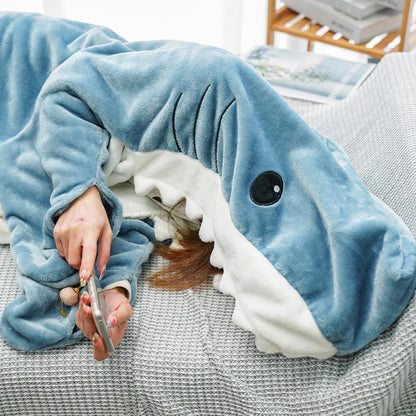 🎇Best Gift of 2023 50% OFF 🐬 Shark Blanket Flannel Loungewear