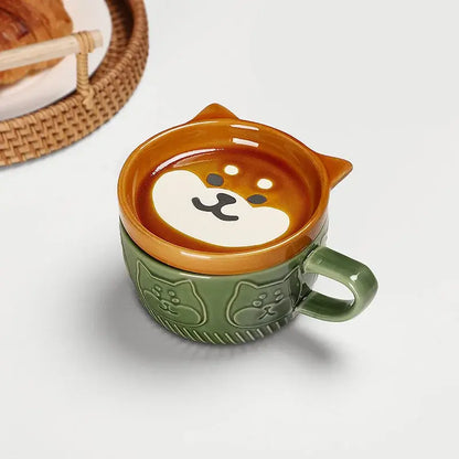 Animal Saucer Mug