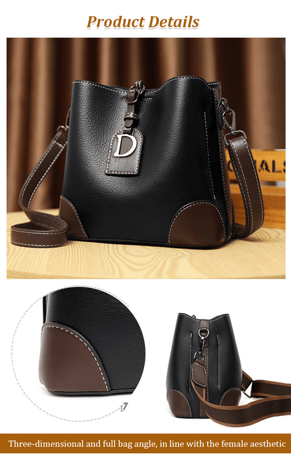 💗Genuine Leather Niche Women's Shoulder Bag👜