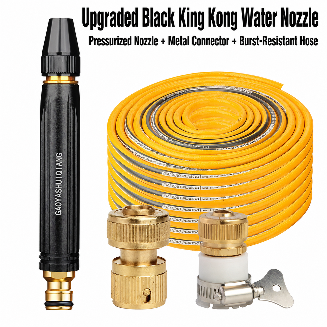 Home High-Pressure Car Wash Pump & Spray Nozzles