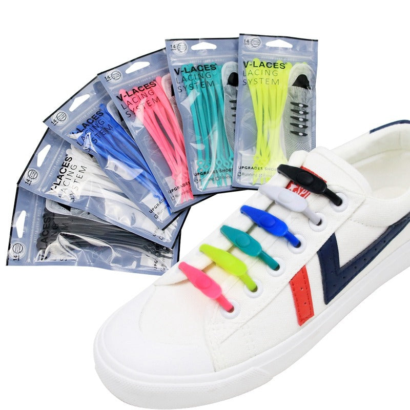 🎀No-Tie Elastic Shoelaces Comfort Flexible