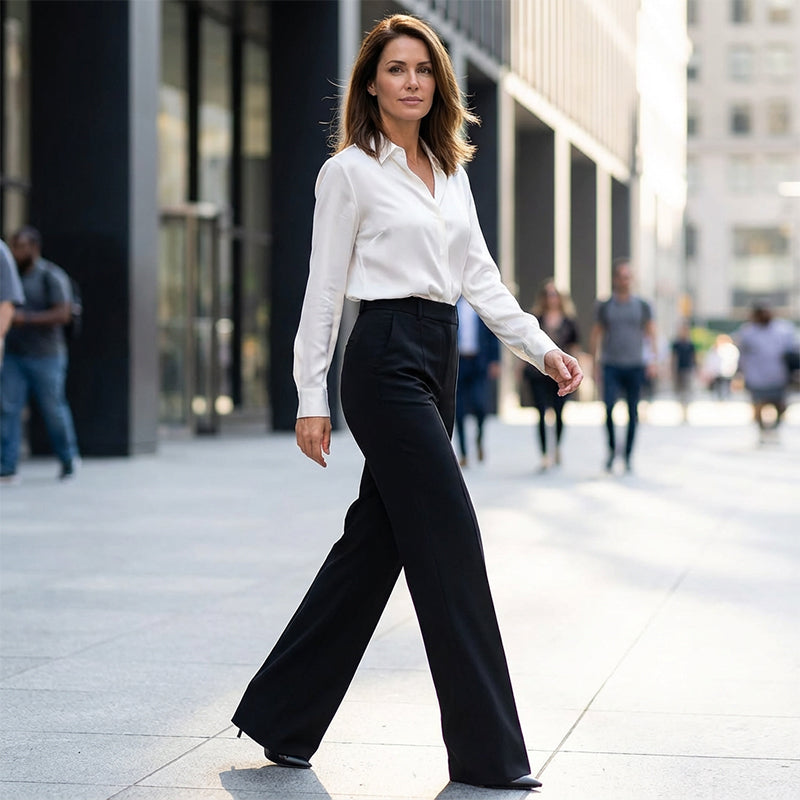 💓Women's High-Waisted Slim Formal Pants