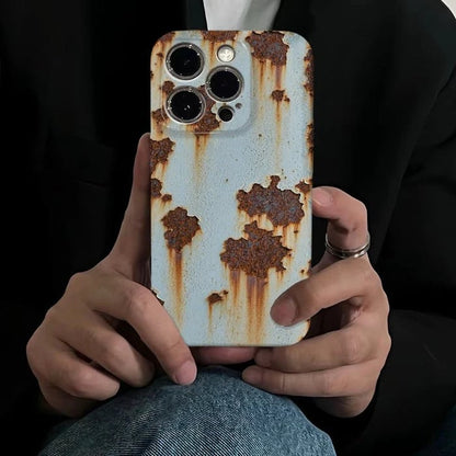 📲Distressed "Rust-Patina" Style iPhone Case