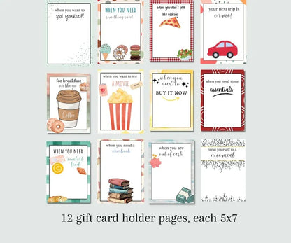 🎄📚Christmas Gift Card Book🎁Surprises On Every Page📚Hardcover & Durability Line