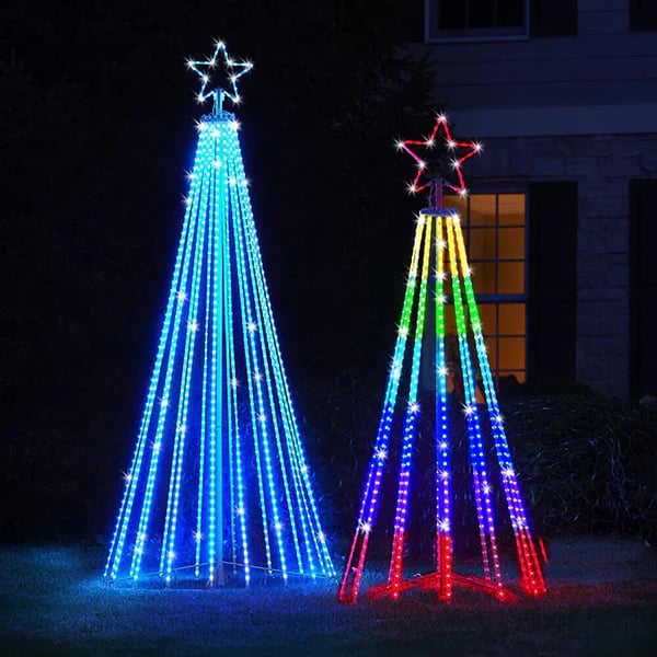 Multi-Color LED Animated Outdoor Christmas Tree