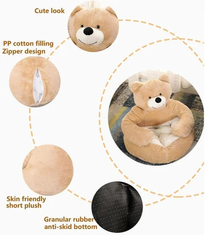 Teddy Bear Pillow Cat And Dog Beds
