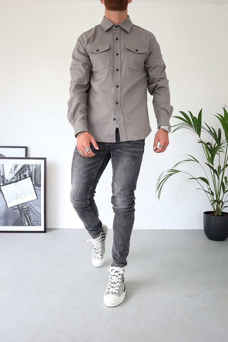 Button Down Shirt Jacket (Buy 2 Free Shipping)