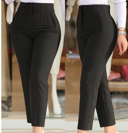 Pleat High Waist Pants (Buy 2 Get Free Shipping)