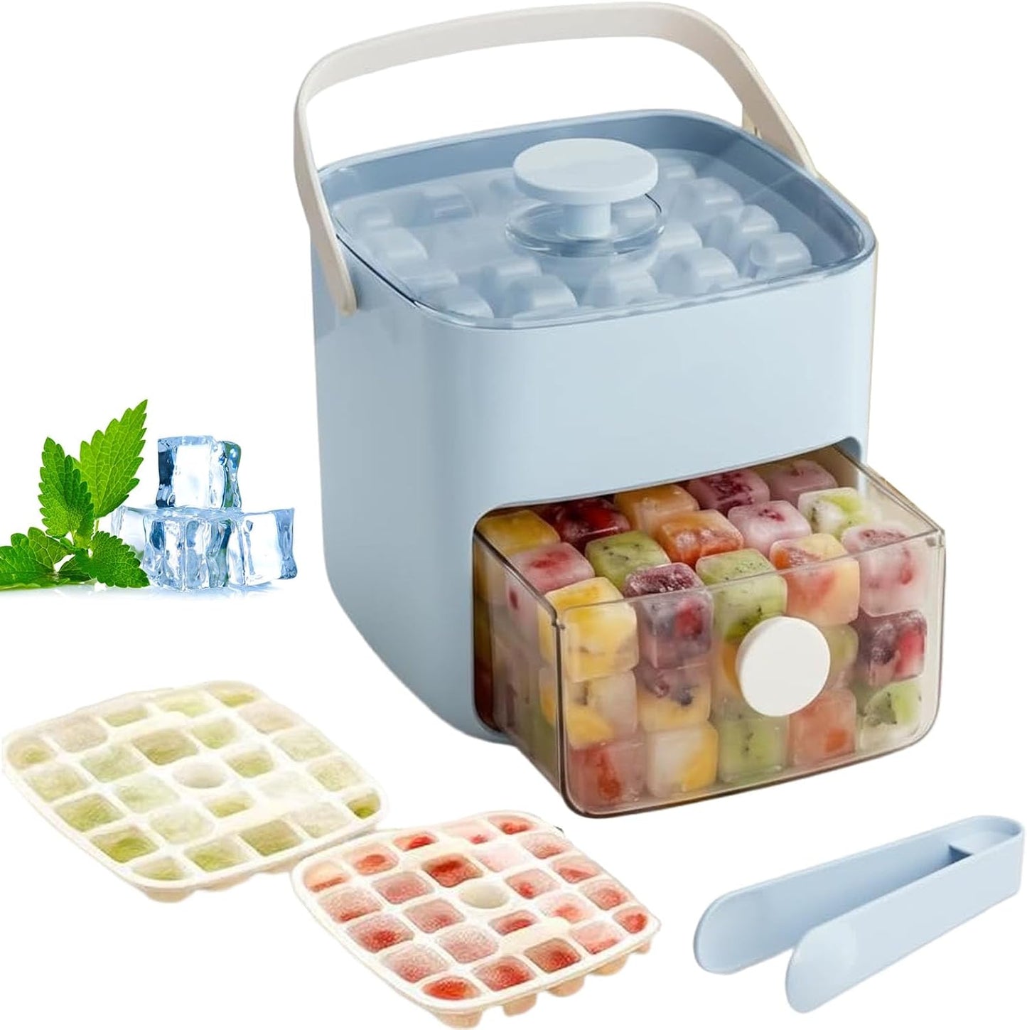 ❄️Summer Hot Seller 48-Cube Press To Release Ice Tray