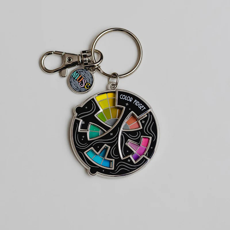🌈Color Fidget Enamel Pin✨A Wheel Of Twenty Hues