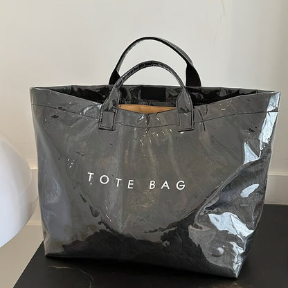 Women's Letters Print Tote Bag