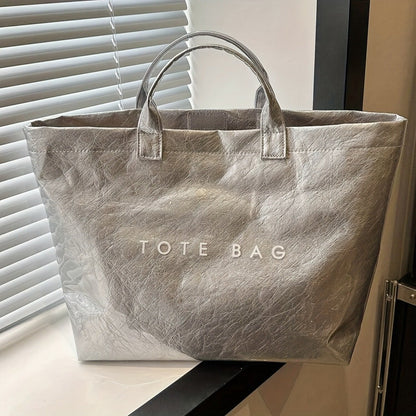 Women's Letters Print Tote Bag