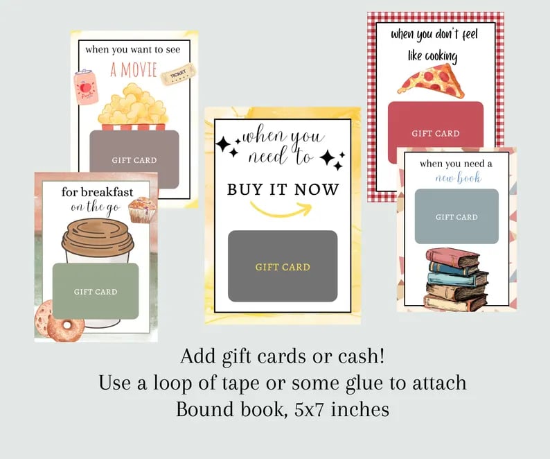 🎄📚Christmas Gift Card Book🎁Surprises On Every Page📚Hardcover & Durability Line