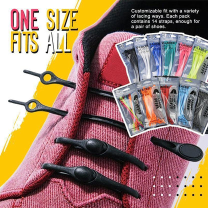 🎀No-Tie Elastic Shoelaces Comfort Flexible