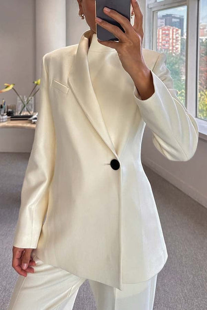 Satin Chic Blazer Magic