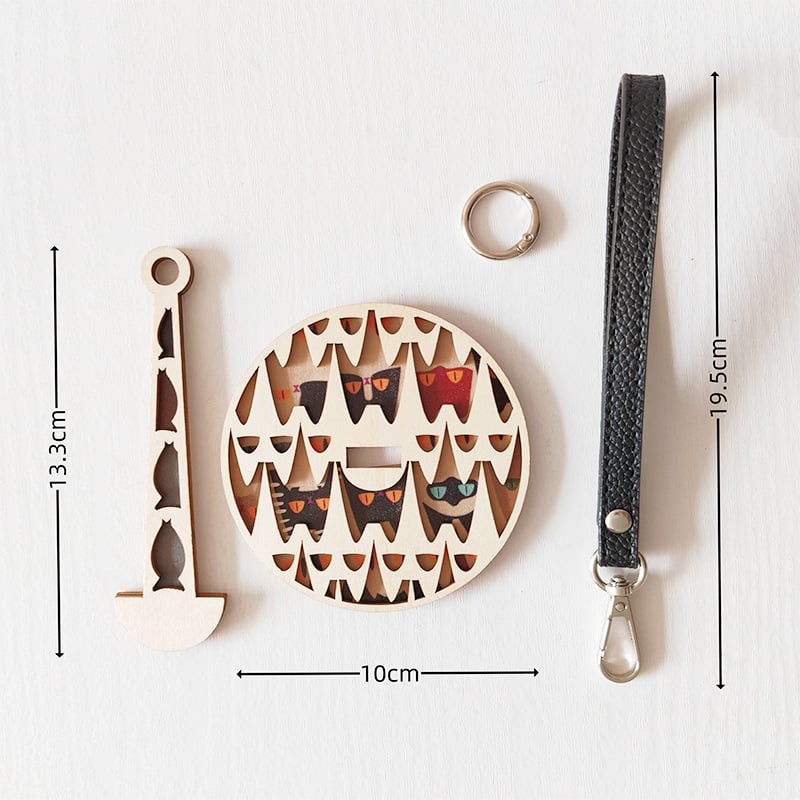 Wooden Portable Yarn Holder - The Perfect Tool for Crochet Enthusiasts