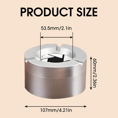 ✨360° Stainless Steel Twist-Lock Ashtray