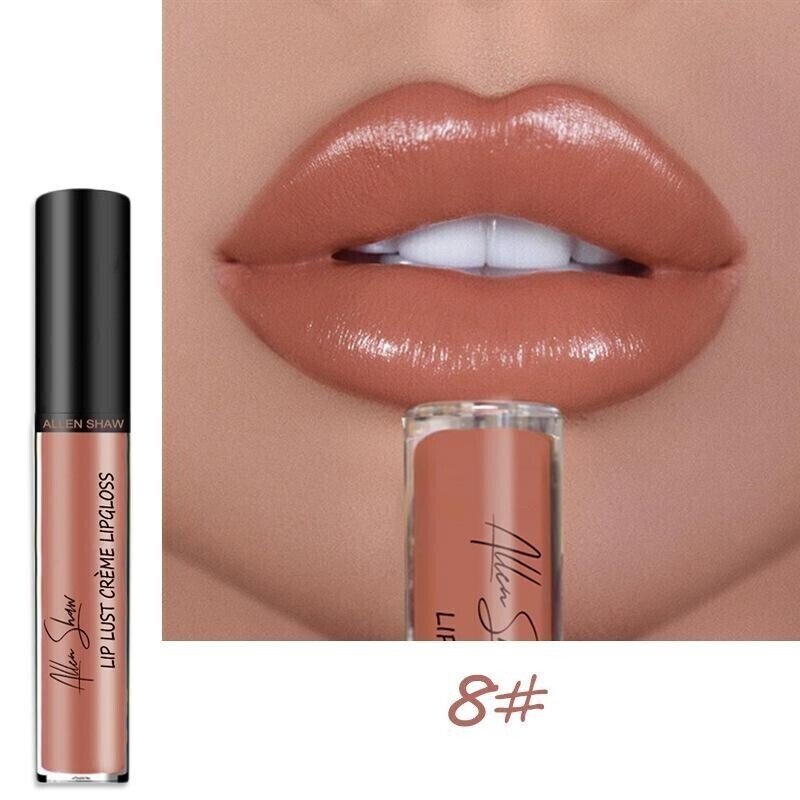 12 Color Cream Texture Lipstick Waterproof.