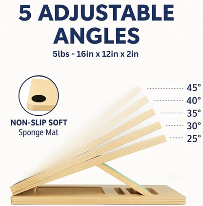Portable Wooden Slant Board for Calf Stretching