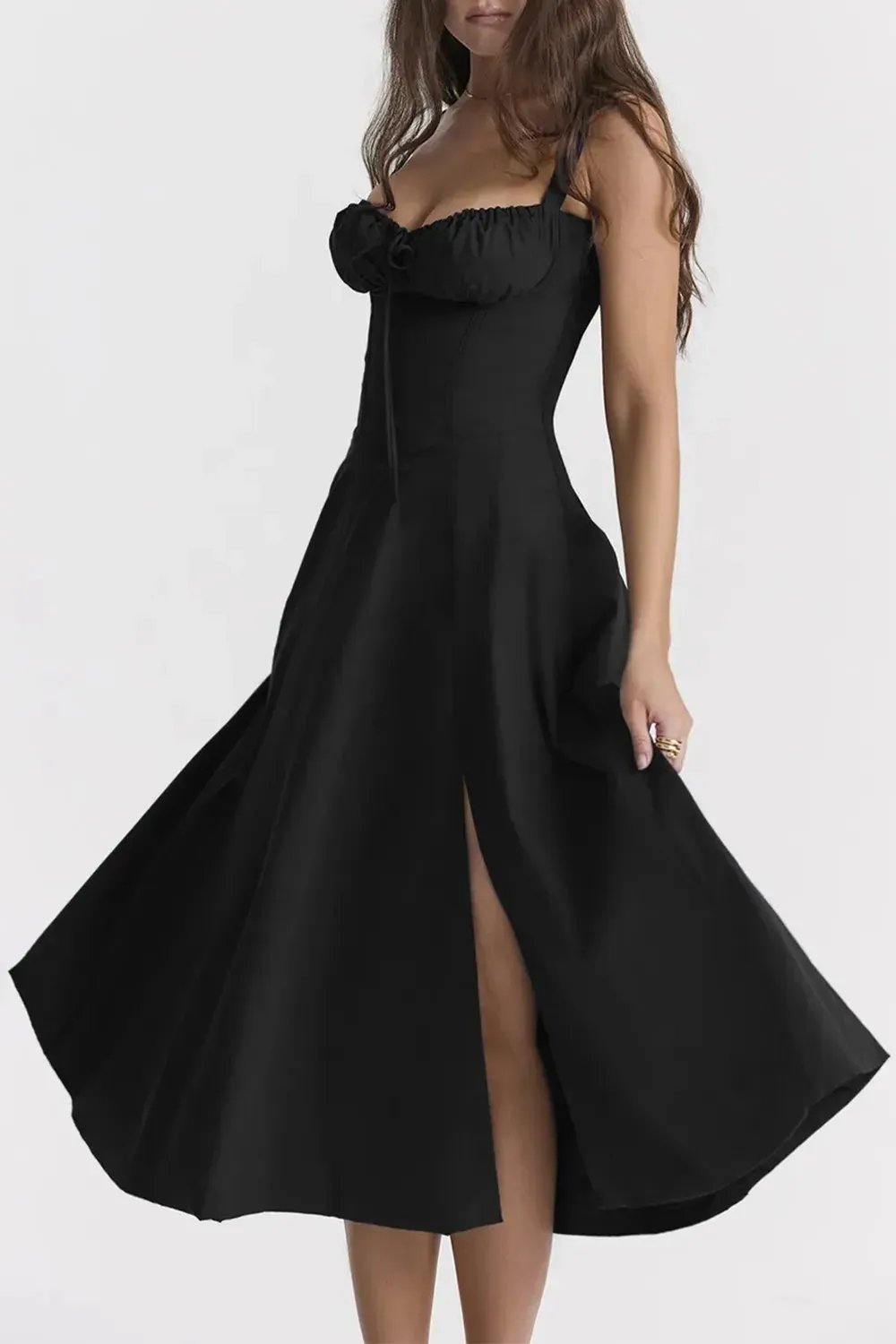 🌸Women's Floral Strapless Dress 🌸Slim-Fit, Waist-Cinching, and Body-Sculpting Style