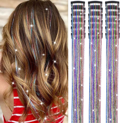 🔥This week's hot sale🔥Clip-on Shimmering Hair Extensions