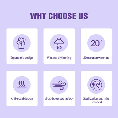 🔥Hot Sale✨Handheld Mini Electric Dry Iron