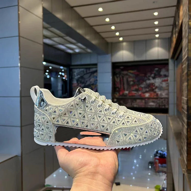 👟Diamond-encrusted Sneakers for Men -  Buy two and get free shipping!