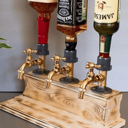 💥49%OFF-Liquor Alcohol Whiskey wood Dispenser