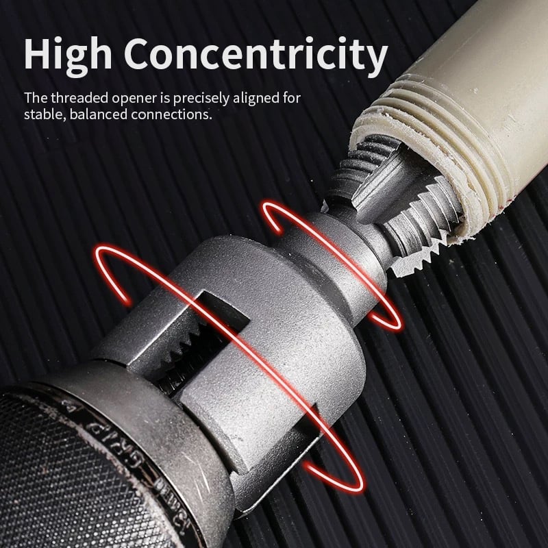 🔩Integrated Internal & External Pipe Threading Tool