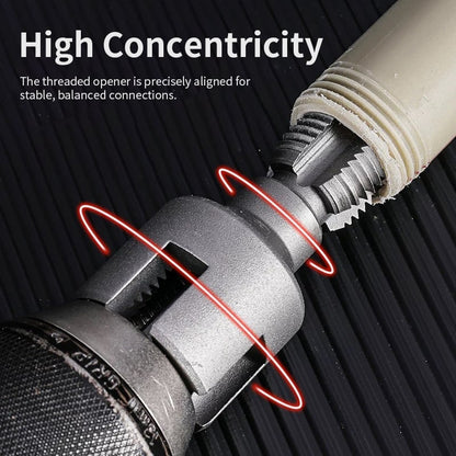 🔩Integrated Internal & External Pipe Threading Tool