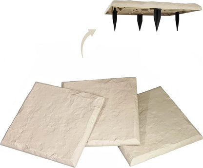15.5' Decorative Stepping Stones That Stake Into The Ground